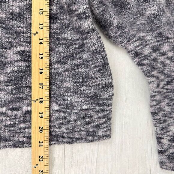 Ted Baker Jumper Sweater Women US 10 Extreme Sleeve Pullover Wool Mohair Gray - Picture 14 of 16